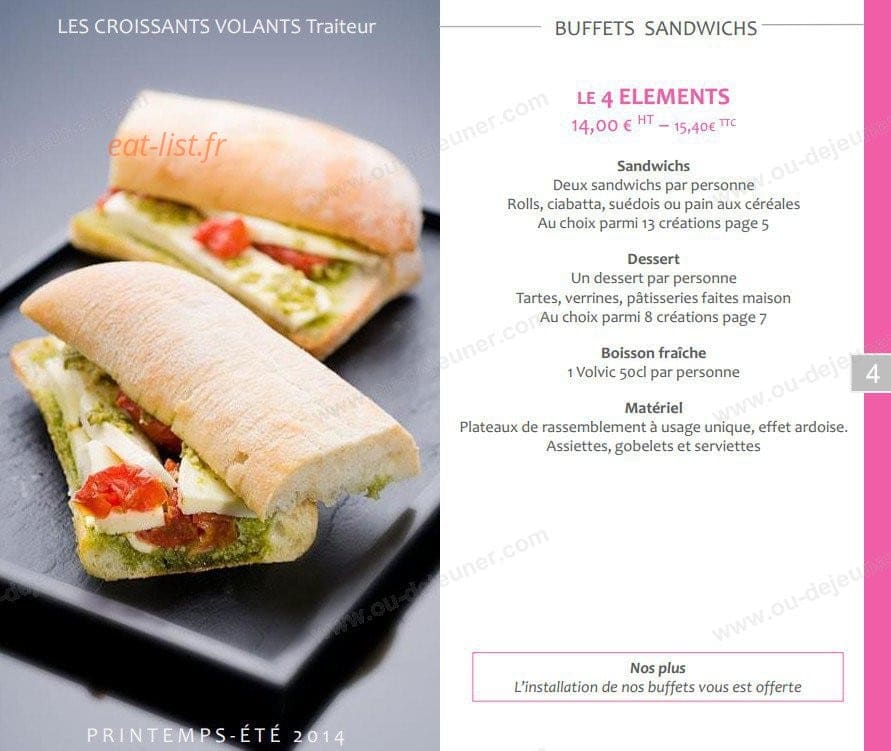 Les croissants volants — carte page 25