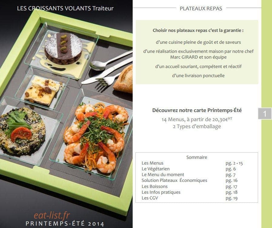 Les croissants volants — carte page 2