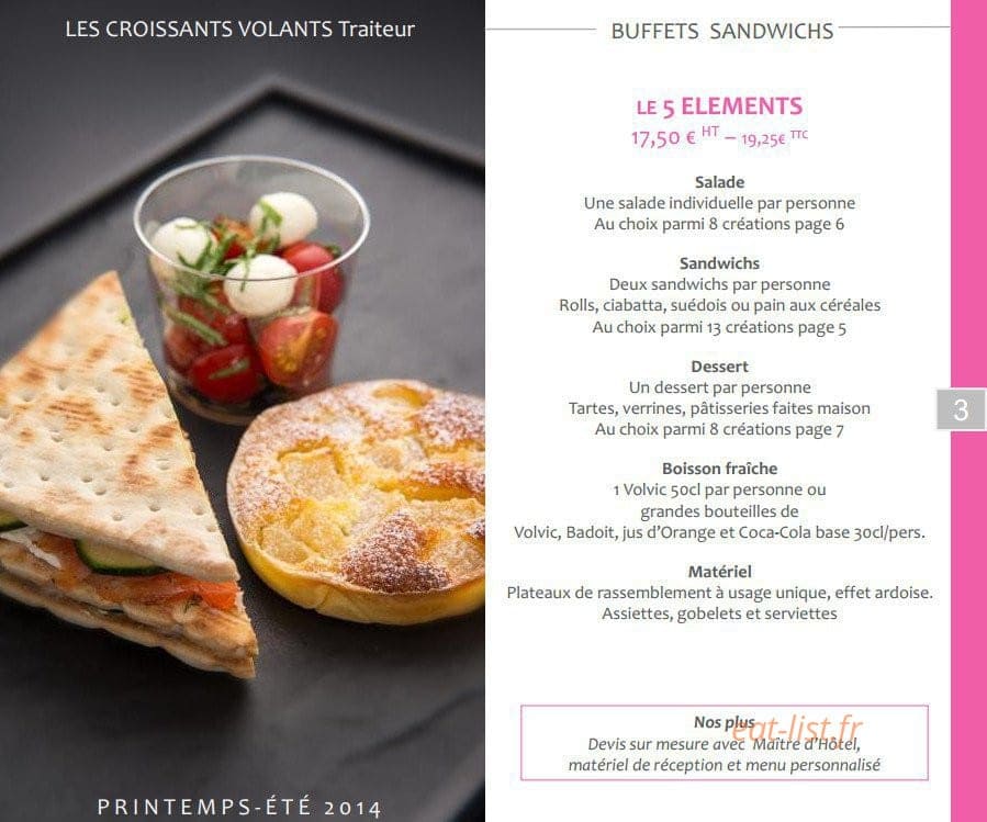 Les croissants volants — carte page 24