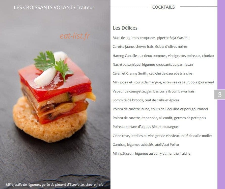 Les croissants volants — carte page 51