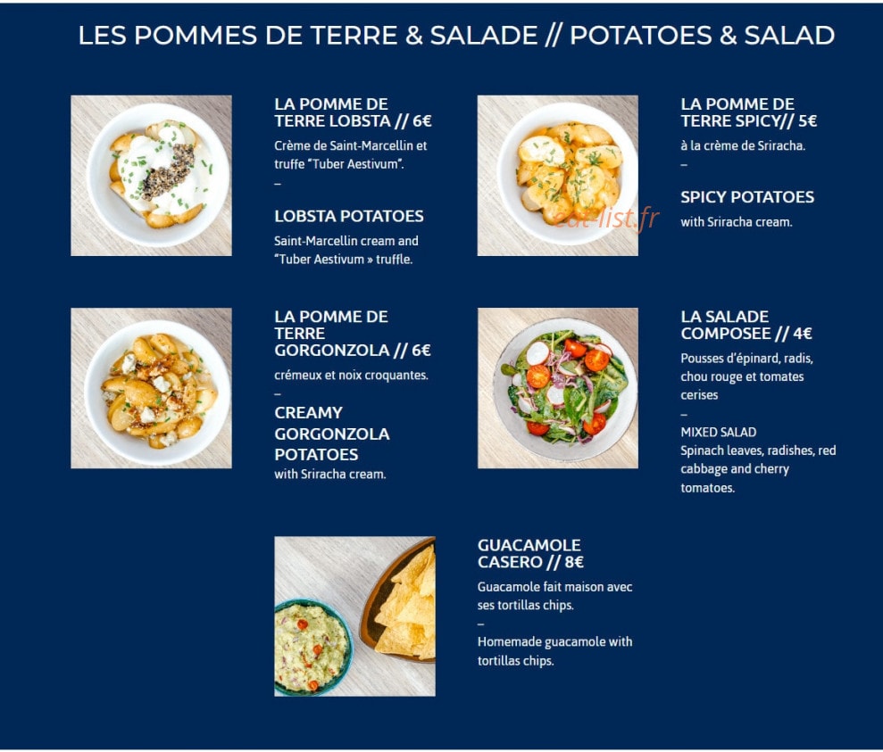 Lobsta — carte page 6