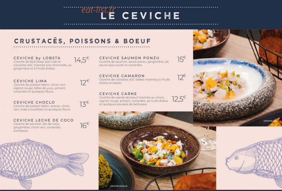 Lobsta — carte page 5