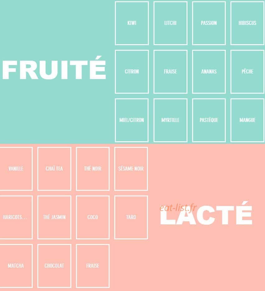 Momen'Tea — carte page 1