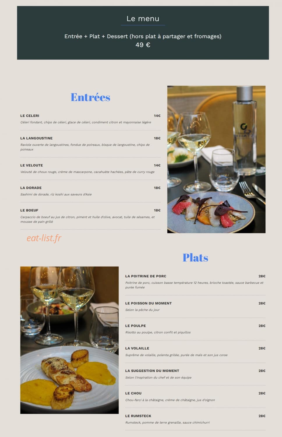 Ô Mazette — carte page 1