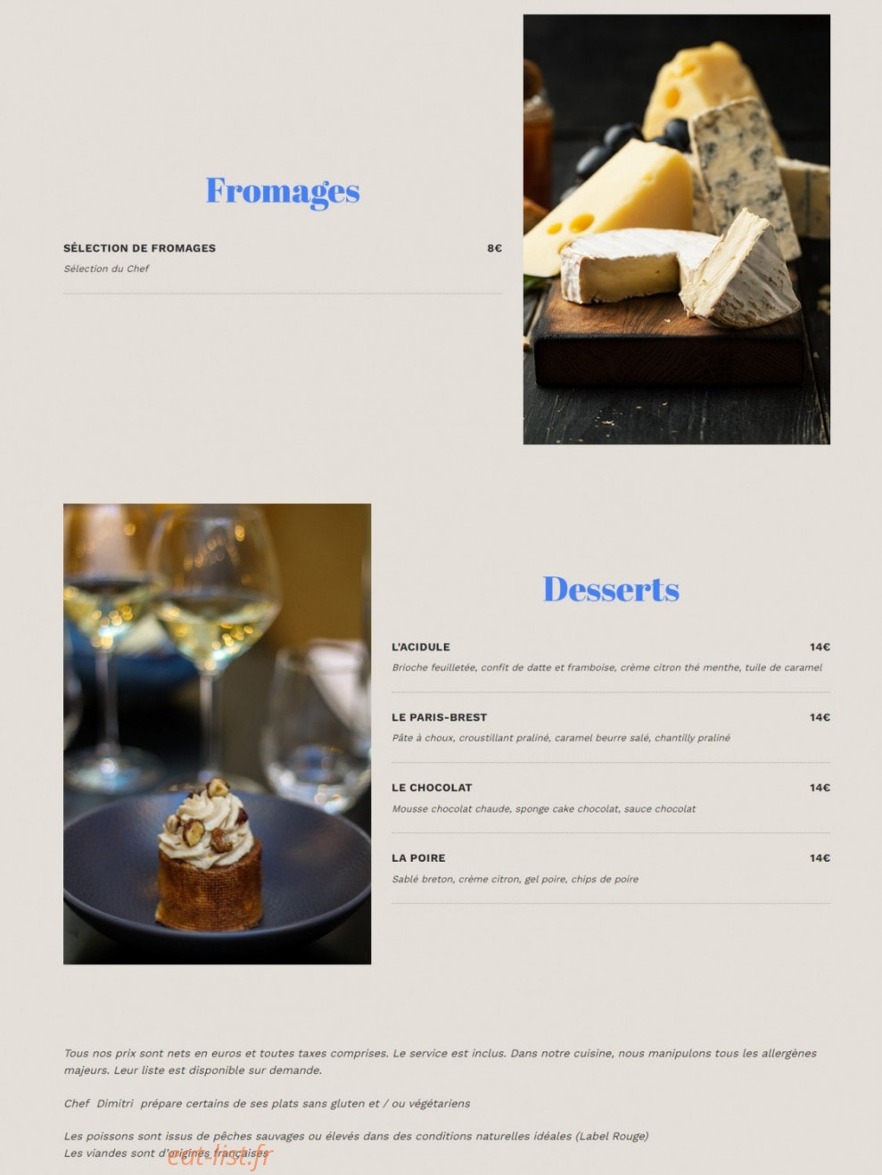 Ô Mazette — carte page 2