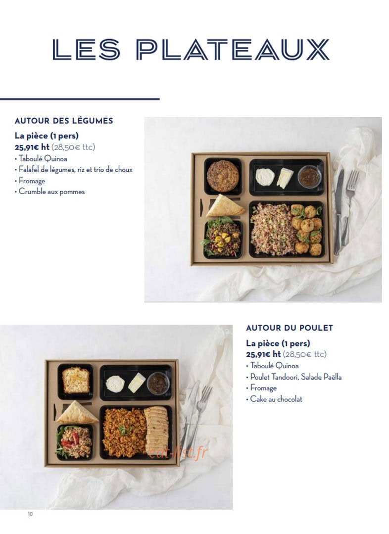 Paris Baguette — carte page 10