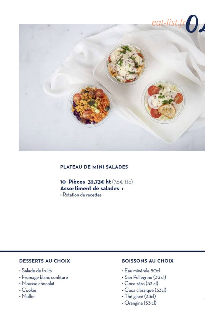 Paris Baguette — carte page 6