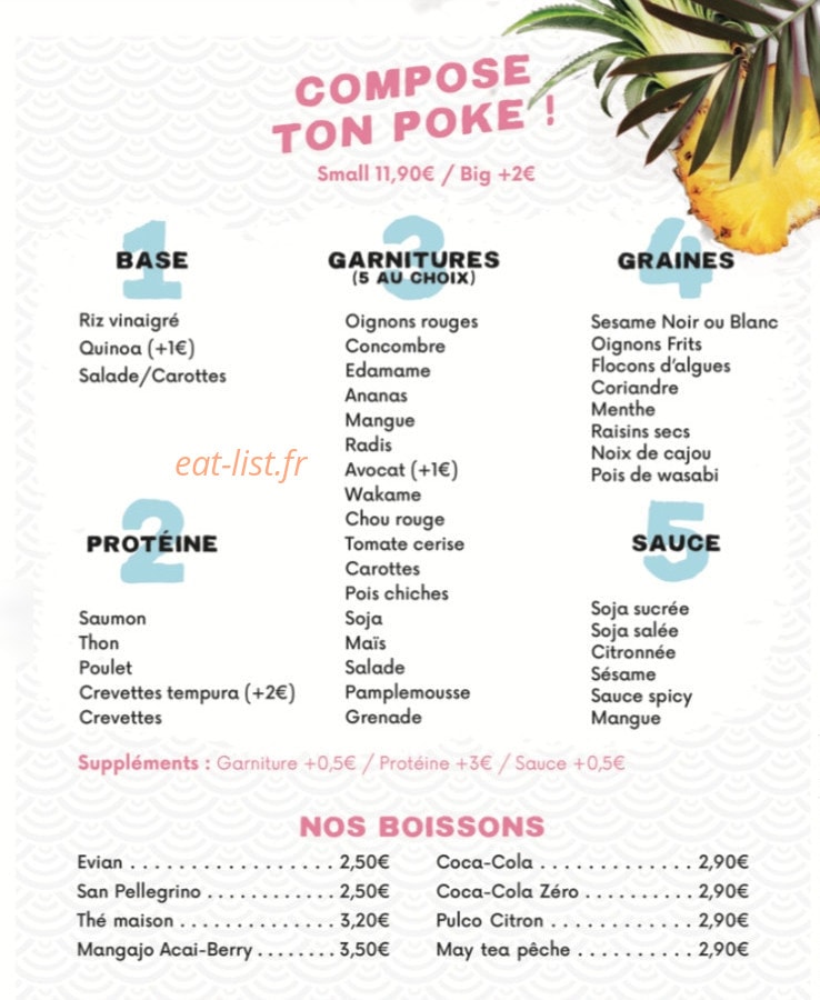 Poke Break — carte page 2