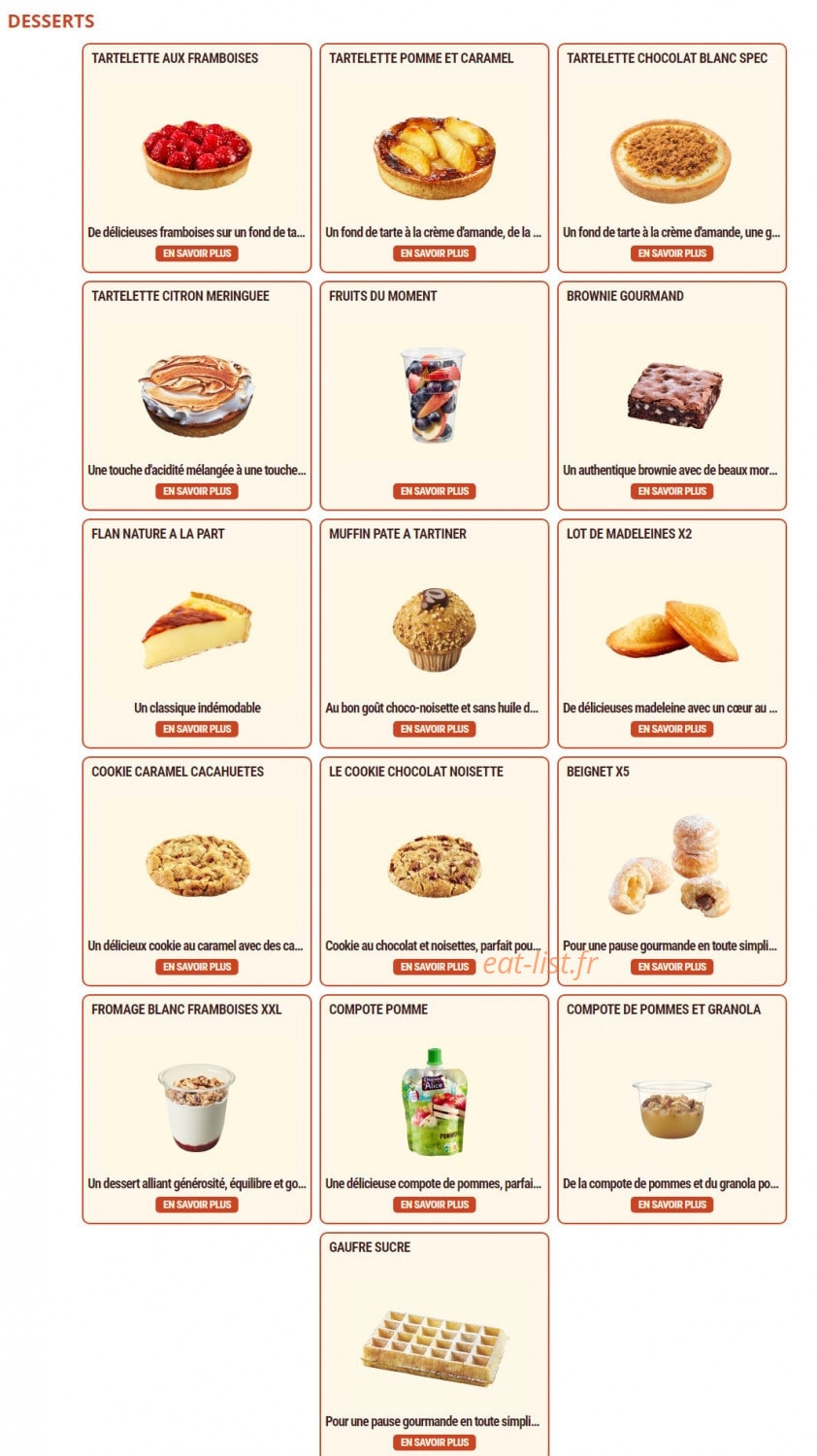 Pomme de Pain — carte page 7