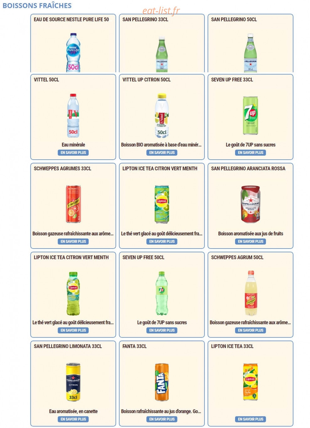 Pomme de Pain — carte page 10