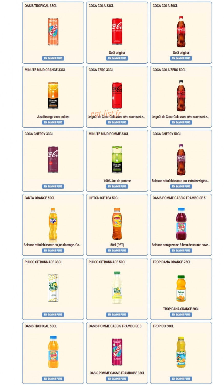 Pomme de Pain — carte page 9