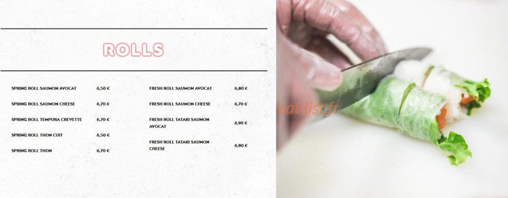 Sushi Way — carte page 3