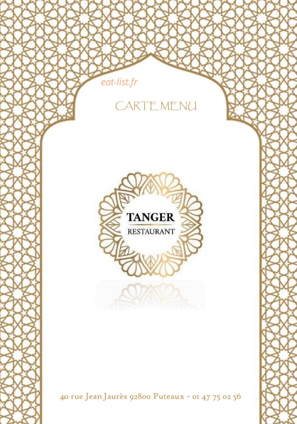 Tanger — carte page 1