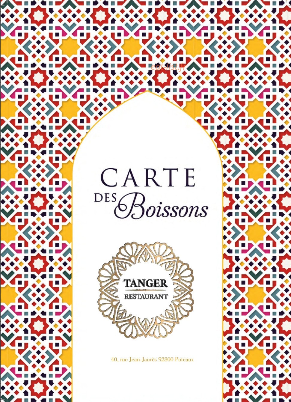 Tanger — carte page 11