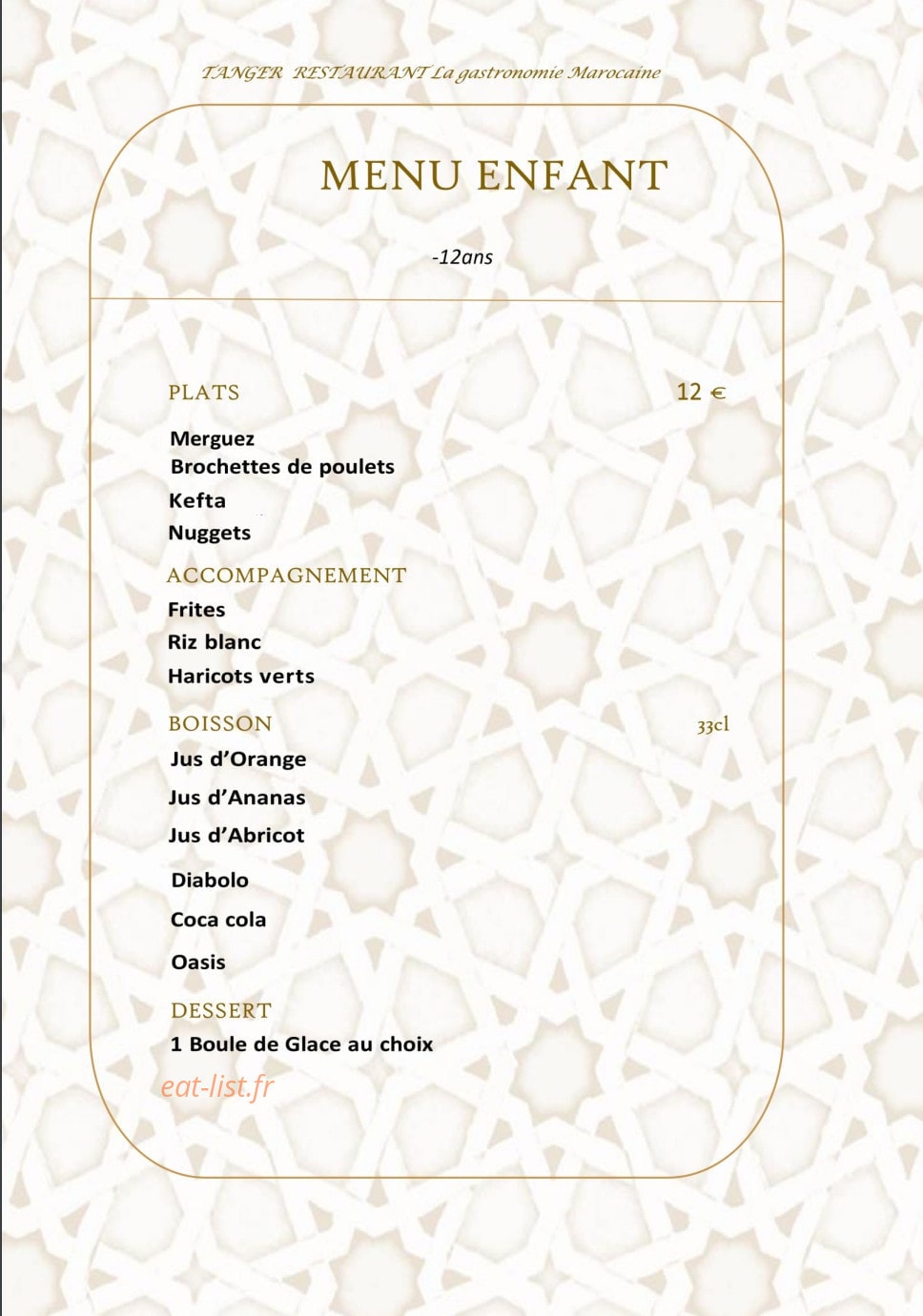 Tanger — carte page 7