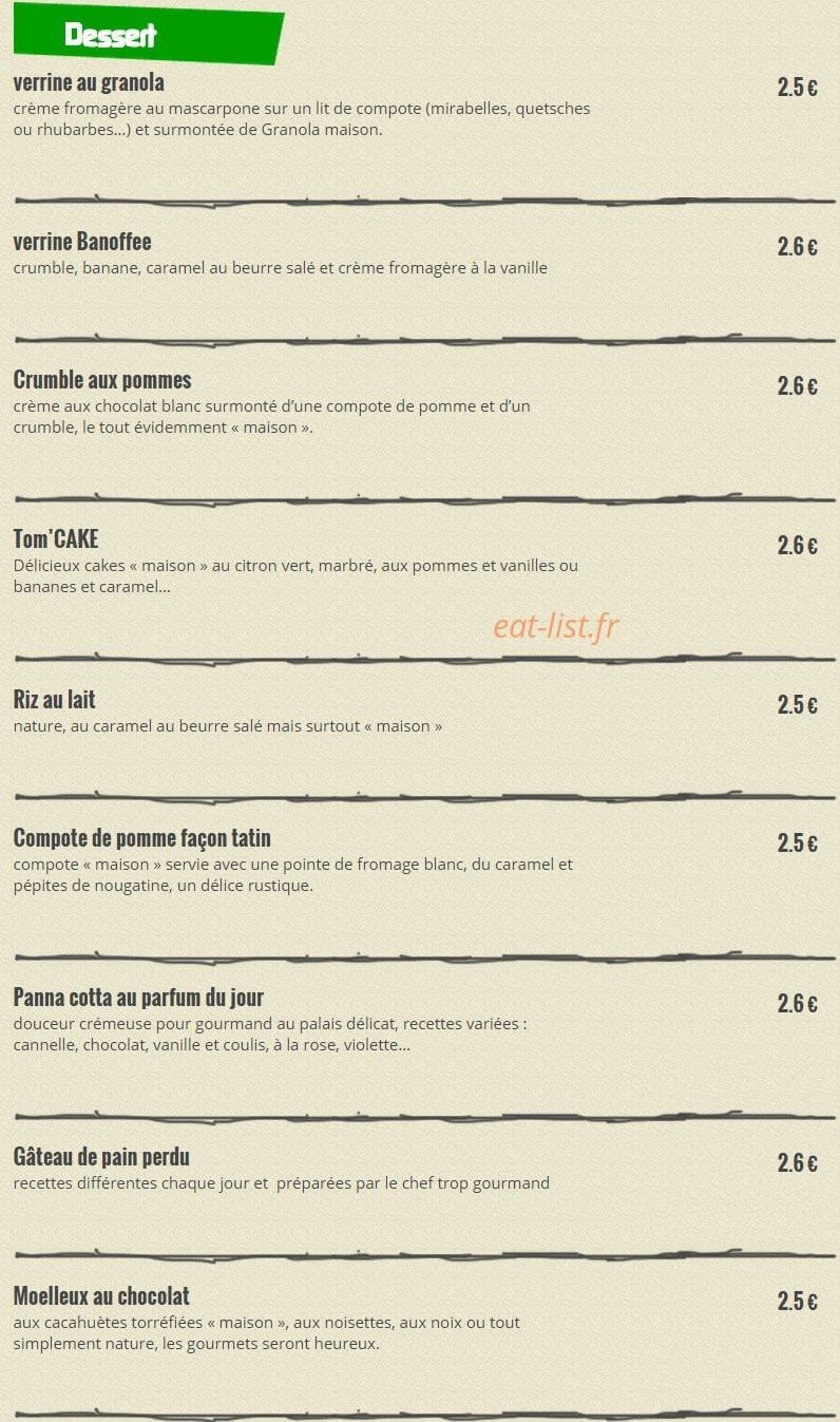 Tomme — carte page 1