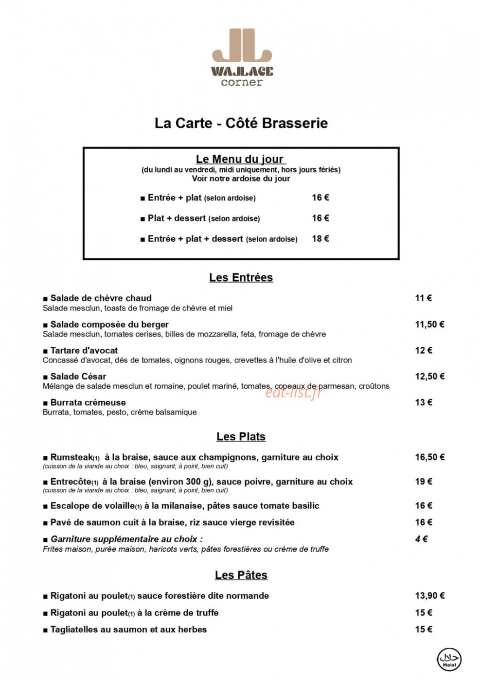 Wallace Corner — carte page 1