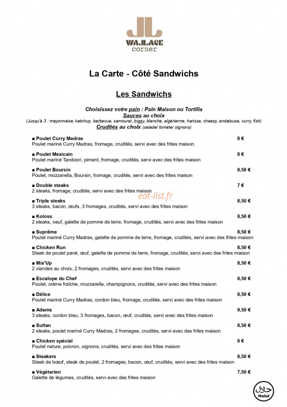 Wallace Corner — carte page 2