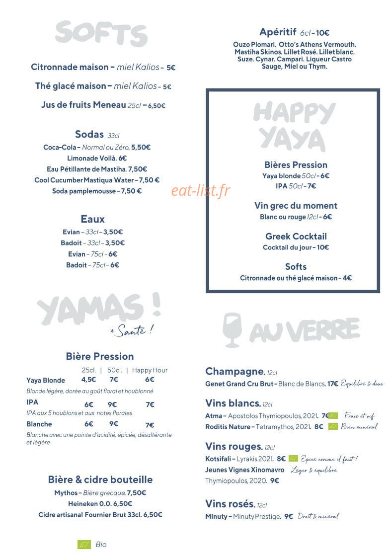 Yaya — carte page 6
