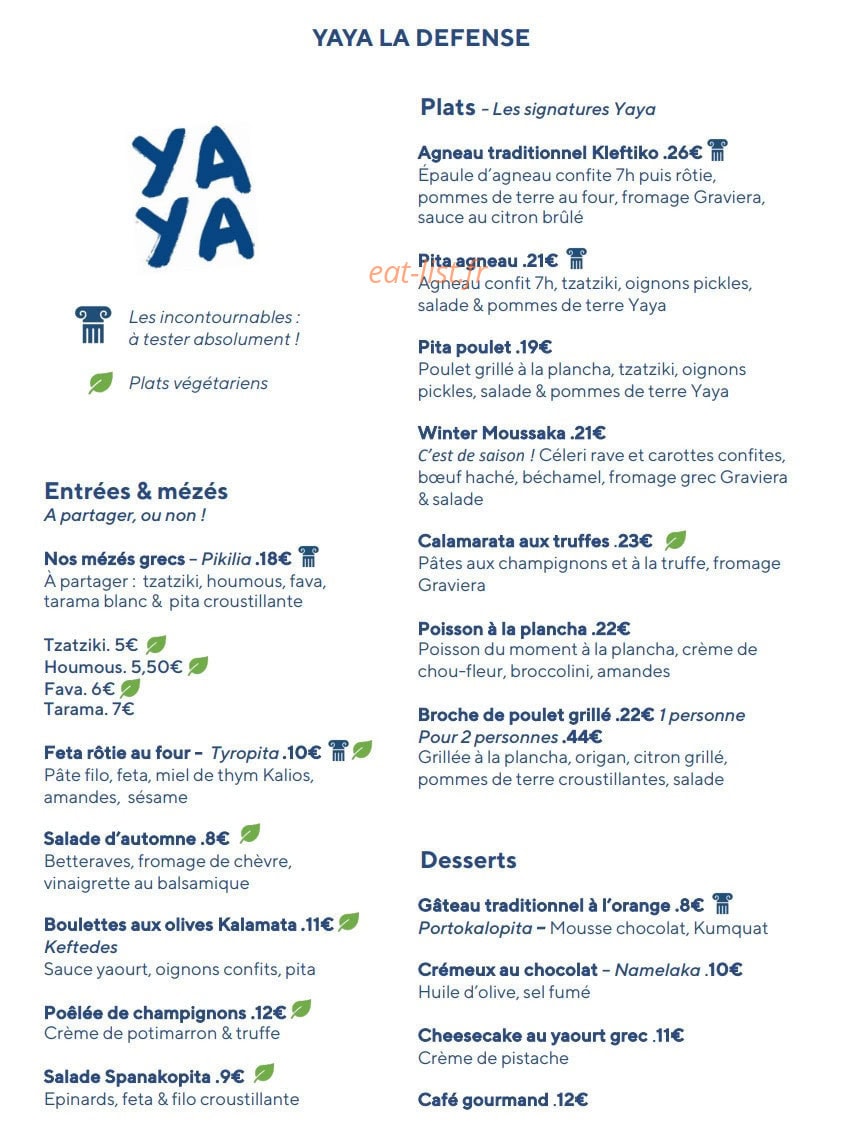 Yaya — carte page 1