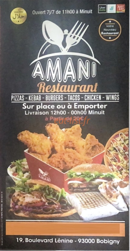 Amani — carte page 1