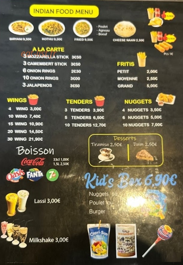 ASP chicken — carte page 2