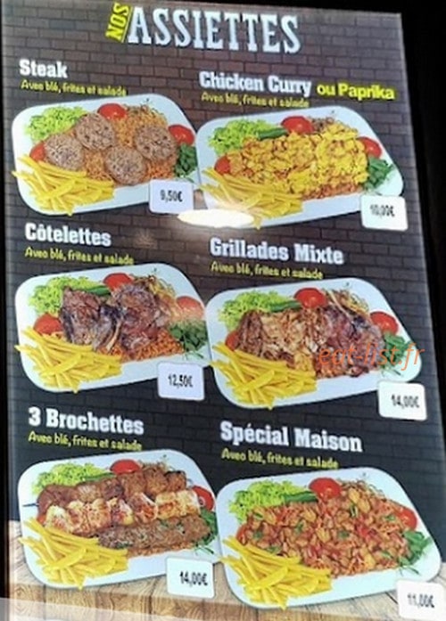 Aux 4 Freres — carte page 2