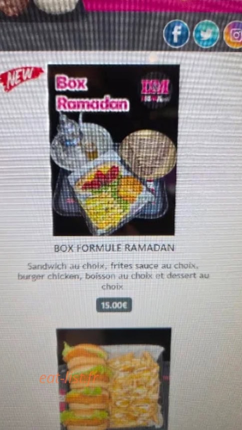Carte et menu de Drima Grill à Bobigny — Menu