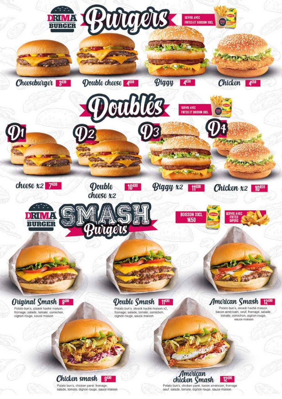 Drima Grill — carte page 7