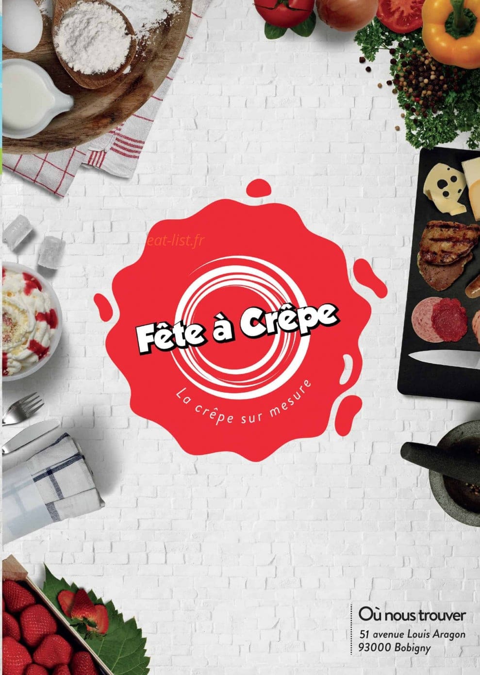 Fête à Crêpe — carte page 1