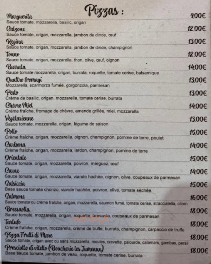 Italian Cantine — carte page 2