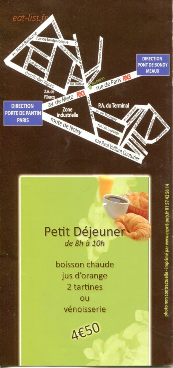 Vila Délices — carte page 6