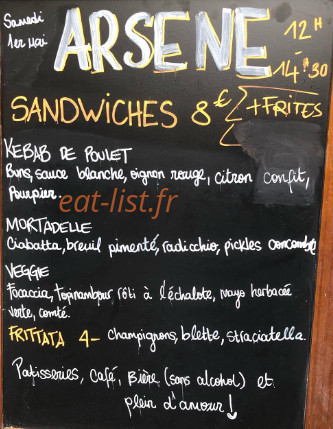 Arsène — carte page 1
