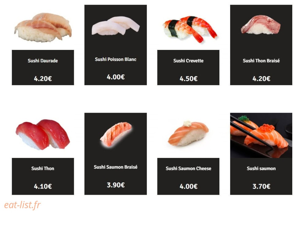 Asian eats — carte page 6