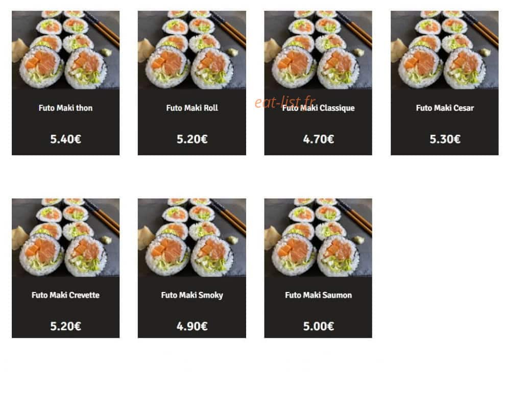 Asian eats — carte page 4