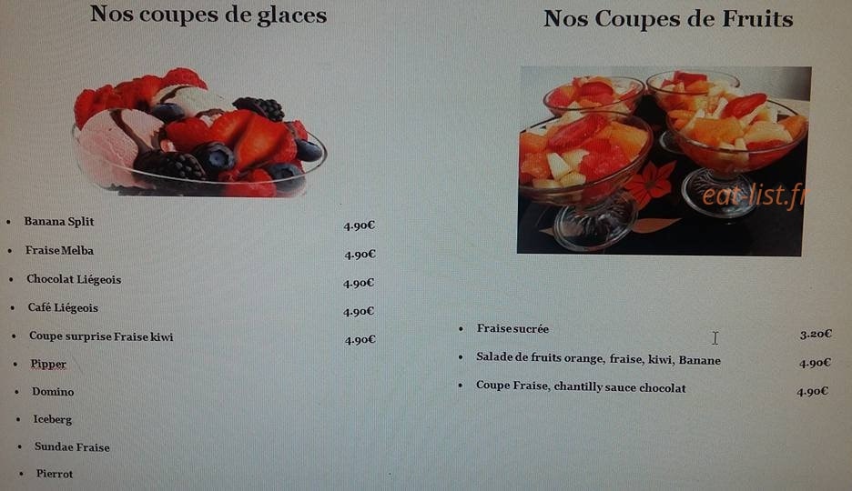Au Café Des Délices — carte page 6