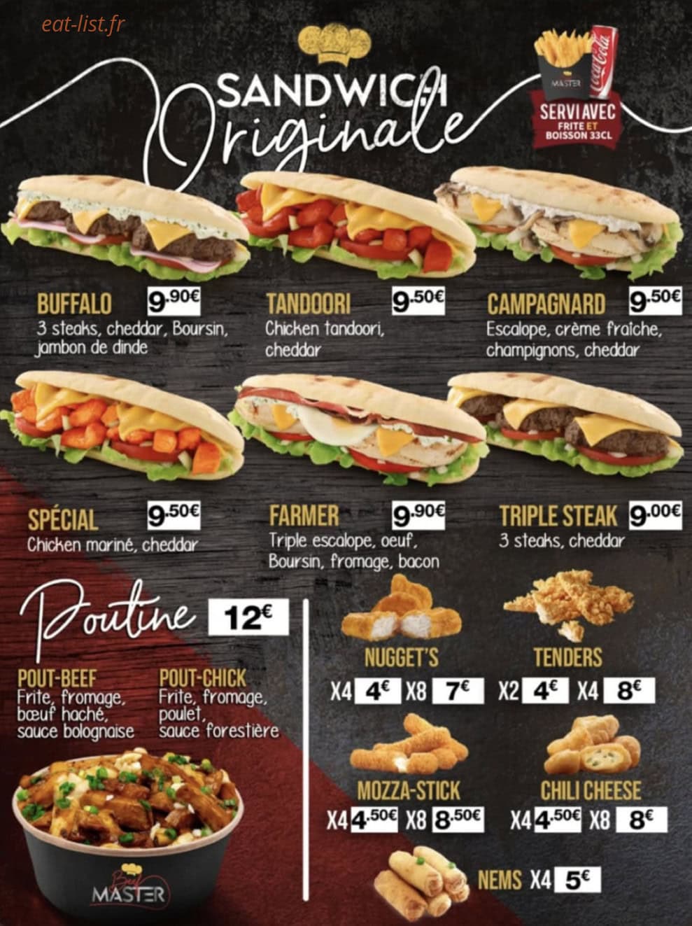 Beef Master — carte page 4