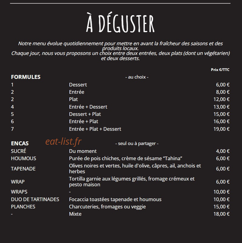 Bistro Méliès — carte page 2