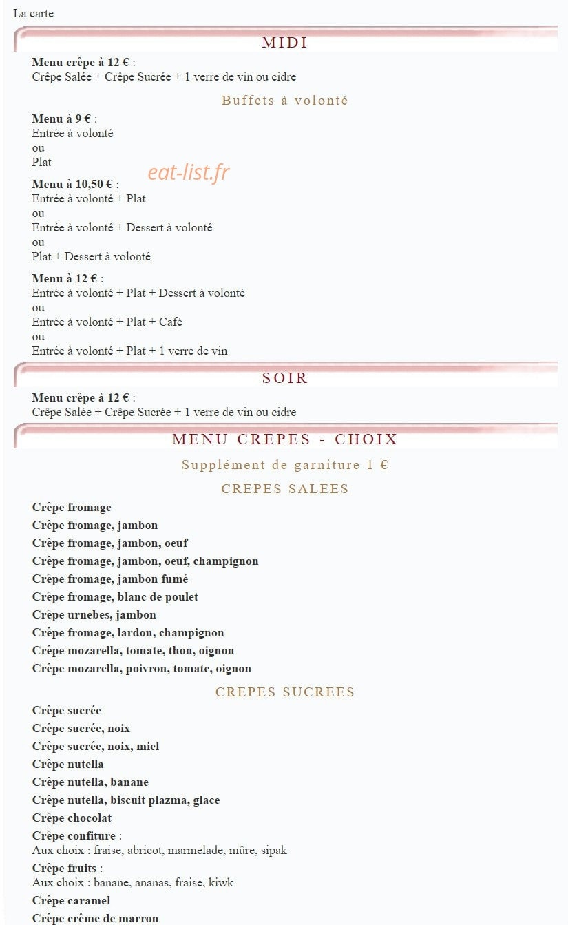 Chez les deux Soeurs — carte page 3