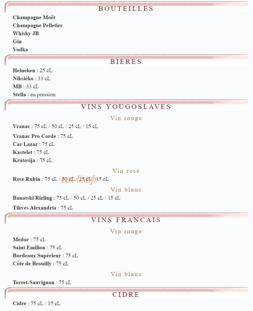Chez les deux Soeurs — carte page 5