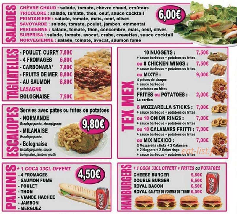 Chrono-Pizza — carte page 3