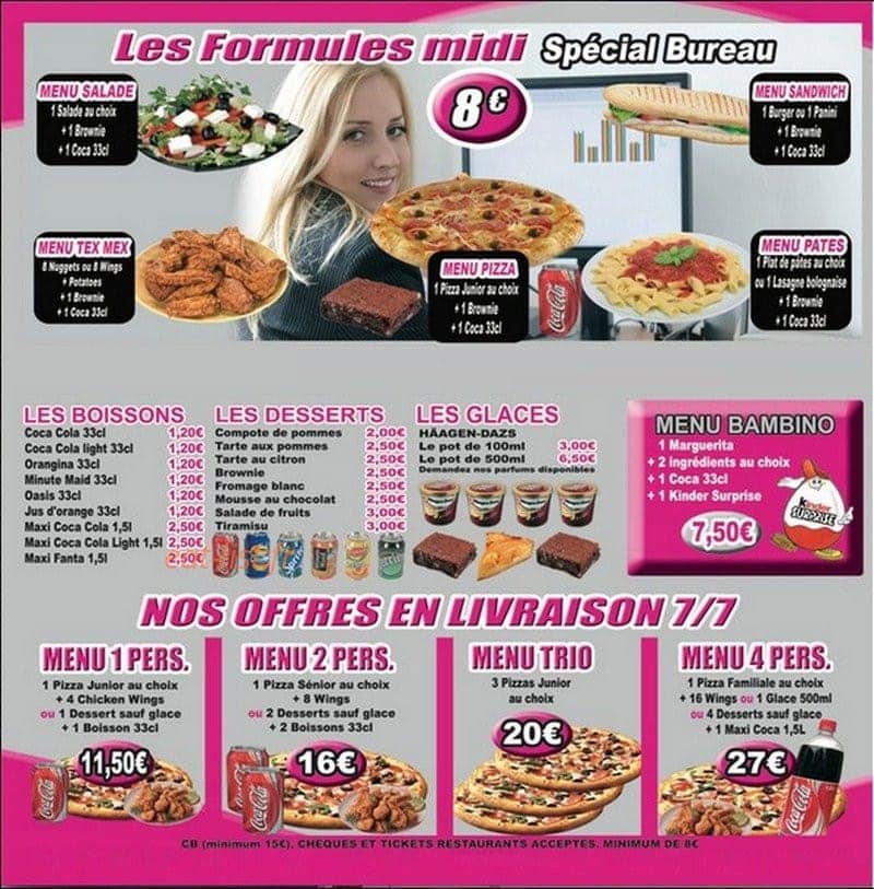 Chrono-Pizza — carte page 2