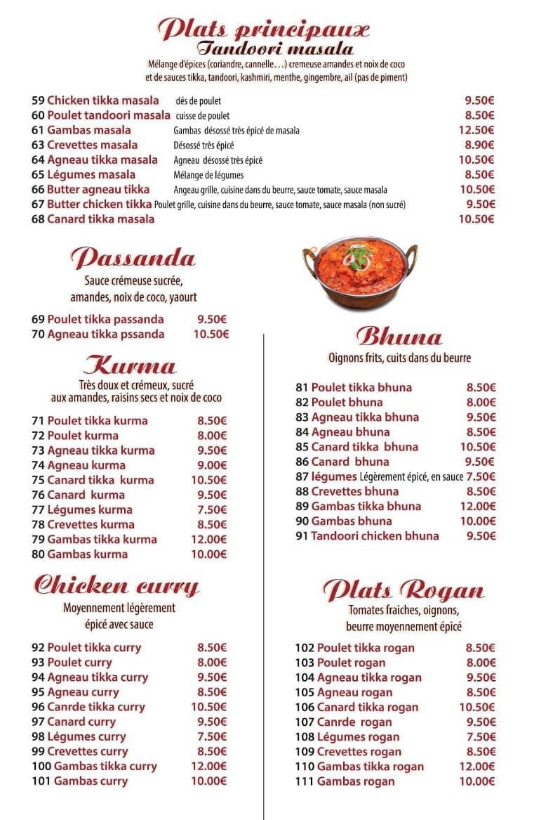 Curry House — carte page 6