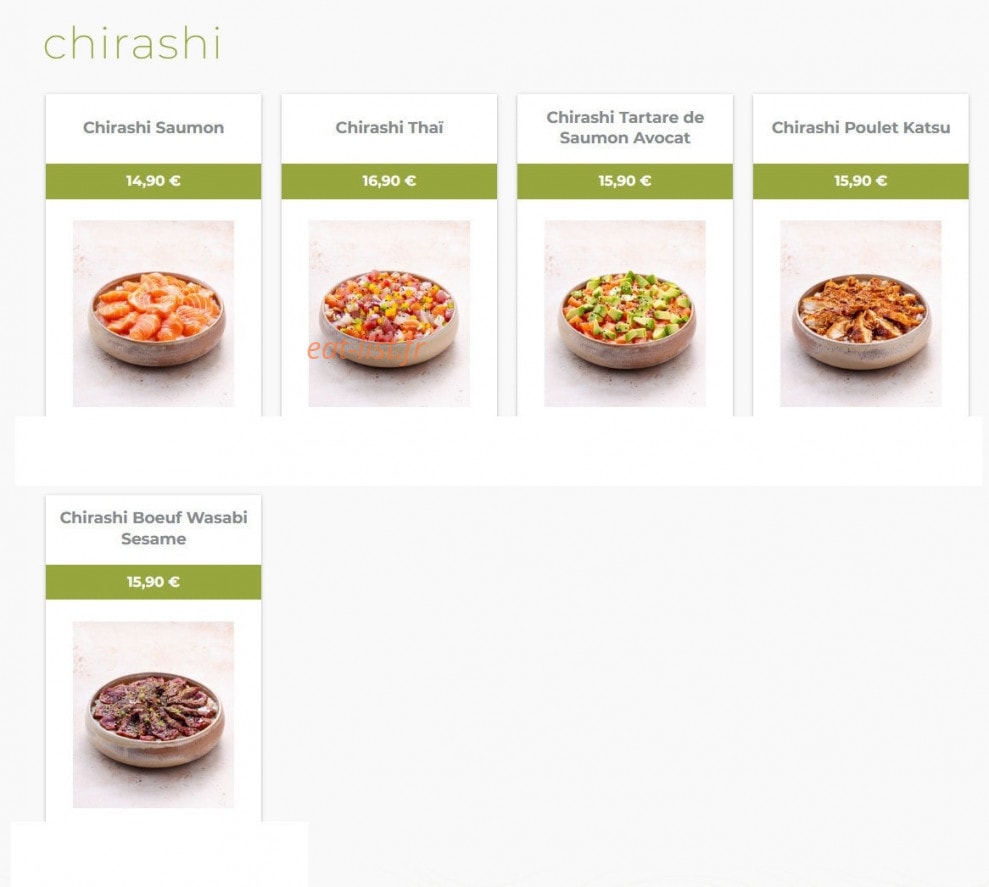 Eat Sushi — carte page 10