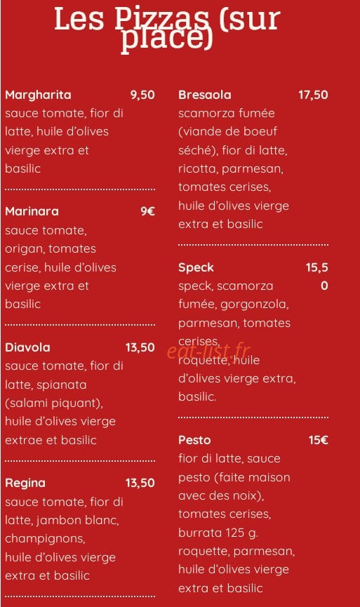 La Casa — carte page 4