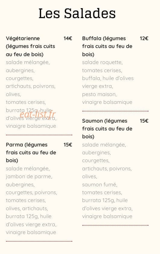 La Casa — carte page 2