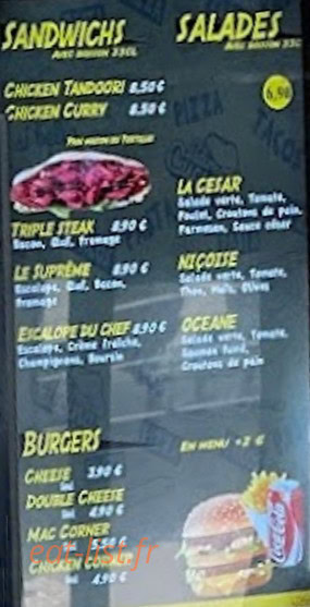 La Cucina — carte page 4