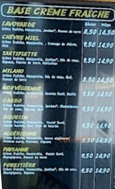 La Cucina — carte page 2