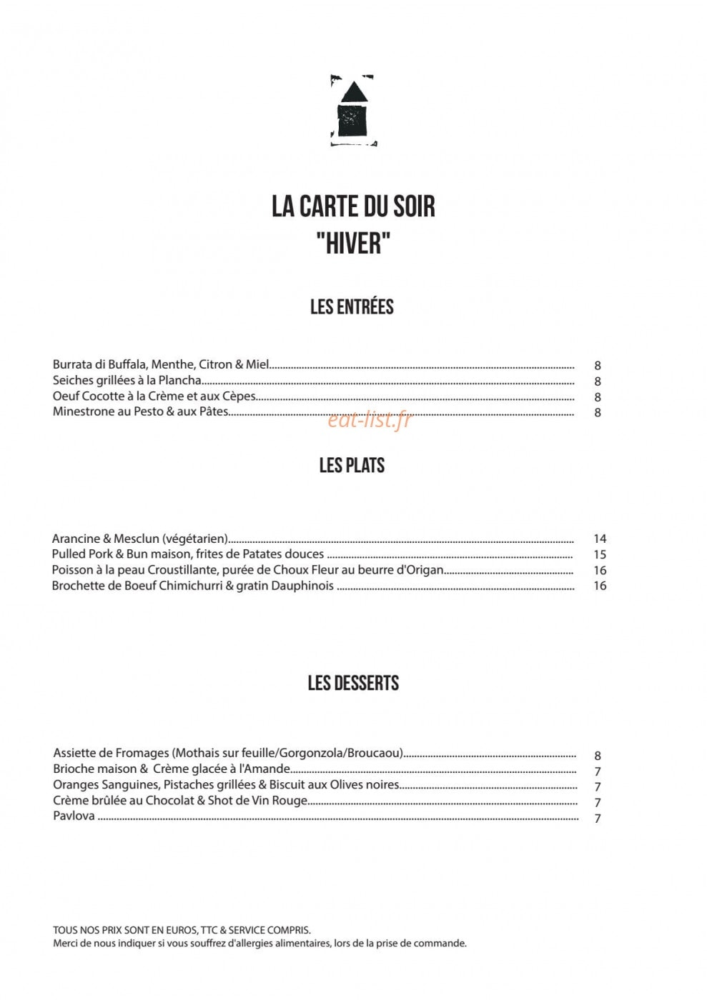 La Maison — carte page 2