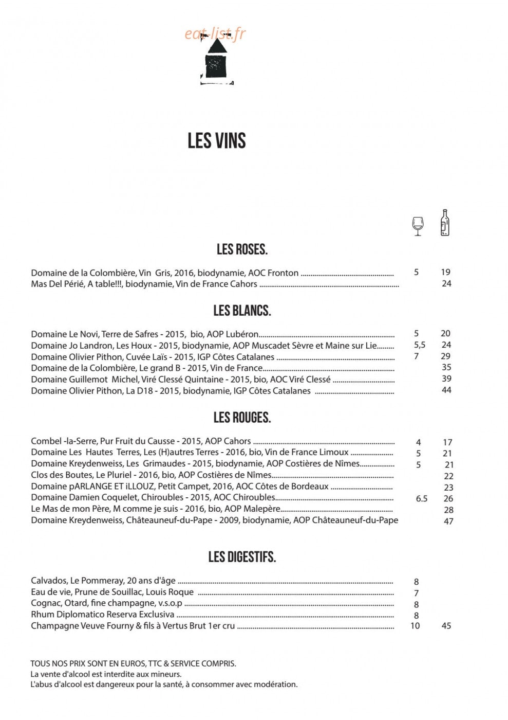 La Maison — carte page 5
